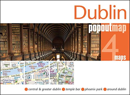 Dublin PopOut Map: Center & Greater Dublin, Temple Bar, Phoenix Park, around Dublin (Popout Maps)