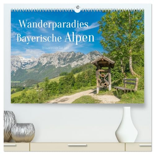 Wanderparadies Bayerische Alpen (hochwertiger Premium Wandkalender 2026 DIN A2 quer), Kunstdruck in Hochglanz: Eine Auszeit in den Bayerischen Alpen (CALVENDO Natur)