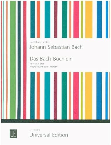 Bach - Büchlein: für 2 Flöten. Spielpartitur.