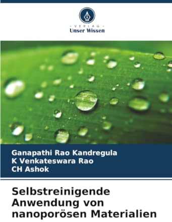 Selbstreinigende Anwendung von nanoporösen Materialien