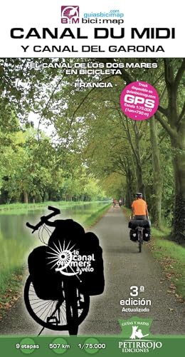 Canal du Midi y Canal del Garona: El Canal de los Dos Mares en Bicicleta (Bici:map, Band 34)