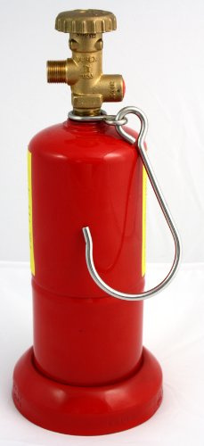leere befüllbare Gasflasche Handwerkerflasche Propan Butan 0,5 kg rot
