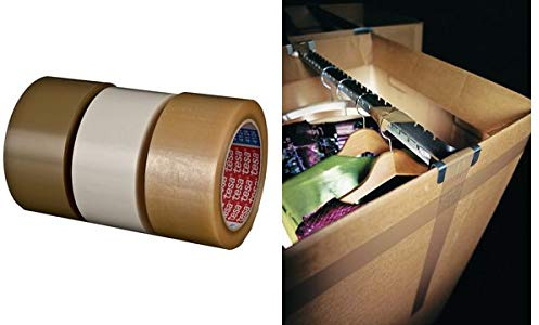 tesapack Verpackungsklebeband 4124, aus PVC, 75 mm x 66 m