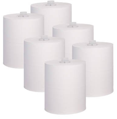 6 Papierrollen für Sensorspender Cosmos, 140 m x 20 cm - Handtuchrollen Papierhandtuchrollen