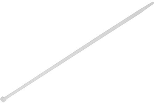 TRU Components 1578093 Cable Ties 500 mm 8.80 mm White Heat Stabilised Pack of 100