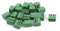 Sourcingmap 20PCS ZB350 AC300 V 10 A 3p passo 3.5 mm PCB morsettiera a vite connettore verde