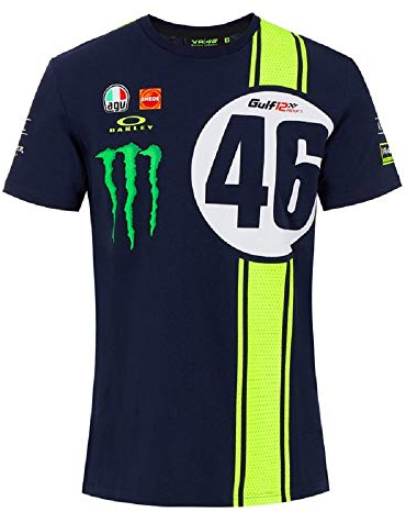 Valentino Rossi T-Shirts Replica 46 Abu Dhabi,Mann,S,Blau