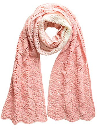 XXSC-ZC DIY Blattmuster Gradienten Schal Material-Paket, gefärbt 200g Hand Merinowolle für Häkeln, Stricken Kits