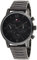 Tommy Hilfiger Multi Zifferblatt Quarz Uhr für Herren mit Schwarzes Edelstahlarmband - 1791879