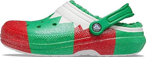 Crocs Unisex Classic Holiday Lined Clogs, Multi, 4 UK
