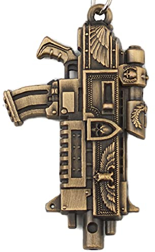 Starforged Compatible with Warhammer40K Master-Crafted Bolster Keychain Keyring 1PC