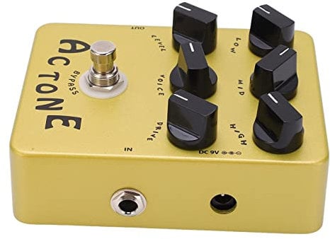 Simulazione Effetti Amplificatore, Pedale Amplificatore Facilmente Controllabile JF-13 Classico British Rock Sound 6 Manopole Timbro Eccellente Leggero Per Chitarra Elettrica