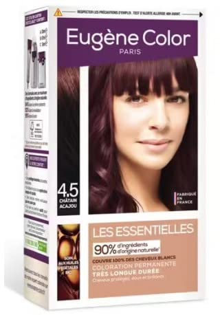 COLORCREM LES ESSENTIELLES COLORACION PERMANENTE 4.5 CASTAÑO CAOBA