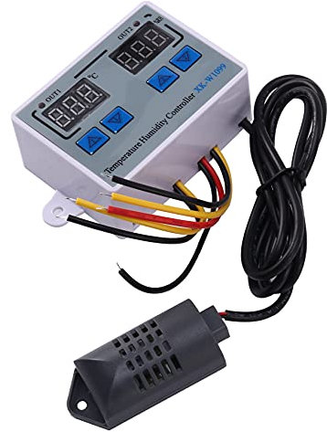 Pyatofly XKW1099 Doble Termostato Digital Humidistato Huevo Incubadora Temperatura Humedad Controlador Regulador TermóMetro HigróMetro 110V220V