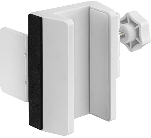 InLine® Tischbein-Klemme für Steckdosenleiste, Schraubklemme, weiß
