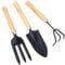 KIT DE JARDINERÍA PALA JARDINERÍA PEQUEÑA, Herramientas Para Huerto, Utensilios Para Semillas y Flores, Set De Podar Malas Hierbas, Supervivencia Plantas Rastrillo Jardín Césped PACK 3 UD