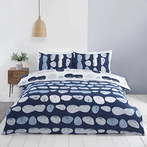 Rapport Home Truro Mircrofibre Single size Reversible Duvet Cover Blue