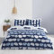 Rapport Home Truro Mikrofaser-Bettbezug für Einzelbett, wendbar, Blau