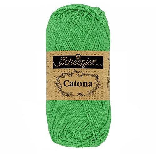 Scheepjes - Scheepjes Catona 389 Apple Green Yarn - 10x50g