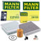MANN-FILTER Inspektionspaket Filterset 1x Ölfilter, 1x Luftfilter, 1x Innenraumfilter (Aktivkohle), 1x Ölablassschraube + Dichtring Kompatibel mit TOYOTA AURIS (_E15_), AVENSIS (_T27_), VERSO (_R2_)