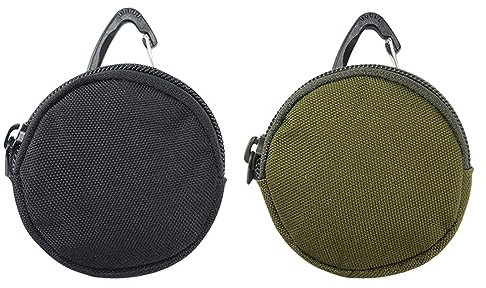 SULIUDAJI 2 Pezzi Portamonete, Portamonete, Portamonete Piccolo, Portamonete con Cerniera