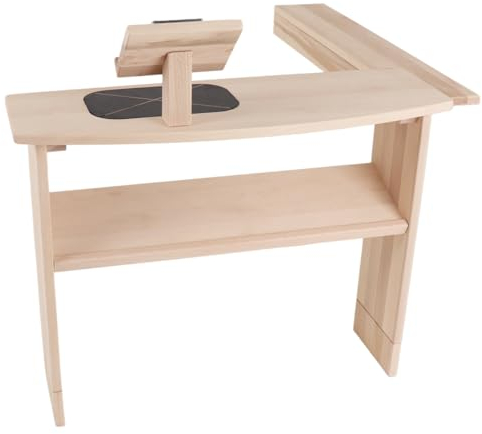 Holz Theke aus massiver Buche für Kinder - naturbelassen | Spieltheke für den Kaufladen & Spielständer