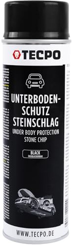 TECPO Unterbodenschutz Steinschlag überlackierbar schwarz, 500ml (1x 500ml)