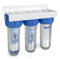FILTRO IMPIANTO ACQUA TRE STADI CARTUCCIA NW-BR10B4 KIT FILTRAZIONE SEDIMENTI E CARBONI ATTIVI (1/2 - 20.67mm)