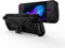 Soft TPU Protective Case with Kickstand for ASUS ROG Ally X RC72LA 7 2024 Handheld Game Console Drop-Proof Protector Slim Stand Sleeve Skin Cover with Non-Slip,Anti-Collision,Shockproof (Black)
