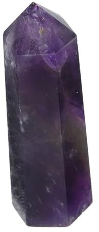 CORHAD Amethyst Säulen Dekoration Zarte Kristall Handwerksdekoration Aus Natürlichem Amethyst Sechseckige Steinsäulen Ideal Für Deko Und Heilsteine Perfektes Für