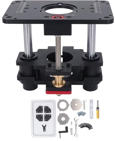 Router Inverted Lift Table 69mm Diameter Trimmer 25 50mm Thickness Benchtop Woodworking Router Lifting System