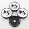 4 pièces Auto Cache Moyeux pour DS 4S DS 5LS DS5 DS6 DS7 DS9 DS3 DS4 60MM Moyeu De Voiture Enjoliveurs Centre de Jante Capuchons Bouchons de Roue,White