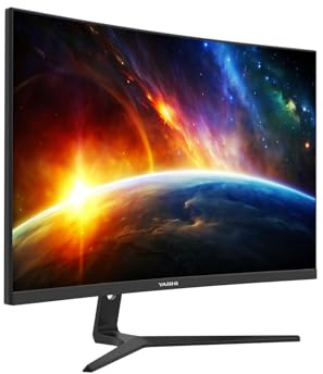 Yashi MONITOR CURVO 32 2K 180HZ 2DISPLAY PORT, 2 HDMI TEMPO DI RISPOSTA 1MS, PANNELLO PIONEER