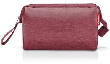 reisenthel travelcosmetic Twist Maroon - Starke robuste und praktische Reisekosmetiktasche, Handschlaufe, wasserabweisendes Material