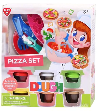 PlayGo Knetspielset Pizza - kreative Knetdosen und Zubehör