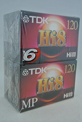 TDK Premium Performance Hi8 MP120 Camcorder Videotape (6-pack)