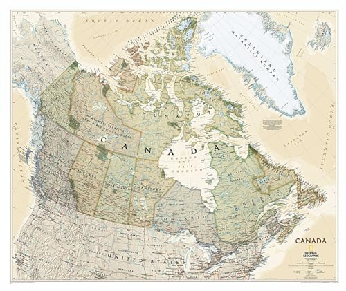 Canada Executive: Wall Maps Countries & Regions (National Geographic Reference Map)