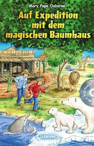 Das magische Baumhaus - Auf Expedition mit dem magischen Baumhaus (Bd. 9-12): Sammelband für Mädchen und Jungen ab 8 Jahre - Mit Hörbuch-CD Im Tal der Löwen (Das magische Baumhaus - Sammelbände)