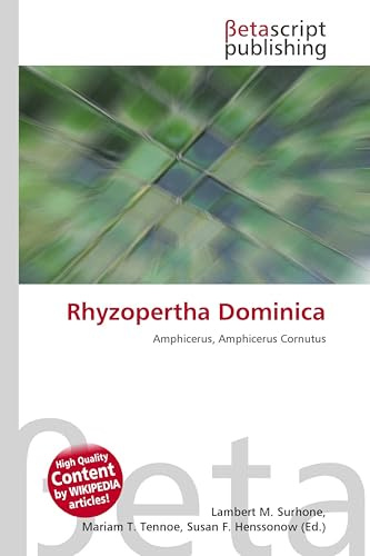 Rhyzopertha Dominica: Amphicerus, Amphicerus Cornutus