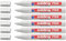 Edding 750 Creative - Marqueur - encre laquée permanente pour toutes surfaces - pointe 2-4 mm - lot de 6