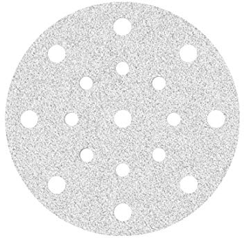 MioTools Shark Klett-Schleifscheiben, 150 mm, 17-Loch, f. Exzenterschleifer, Normalkorund (50 Stk.) K320