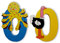 Vinsani® Wooden Jungle Animal Alphabet Letters Personalised Bedroom Wall Door Name (O)