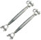 Versandbox24 2X V4A Edelstahl Wantenspanner M10 Gabel Drahtseil Spannschloss Seilspanner Spanner