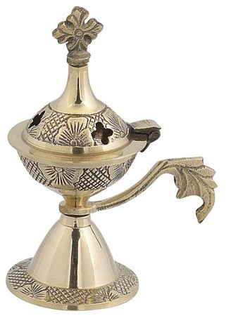 Christlich-orthodoxe griechischer Räuchergefäß (7702b)