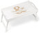 Maverton Tavolino da Letto per Colazione Personalizzato a Laser - Tavolo Pieghevole Bianco - Vassoio Multifunzione - idee regalo per anniversario, matrimonio - Insieme