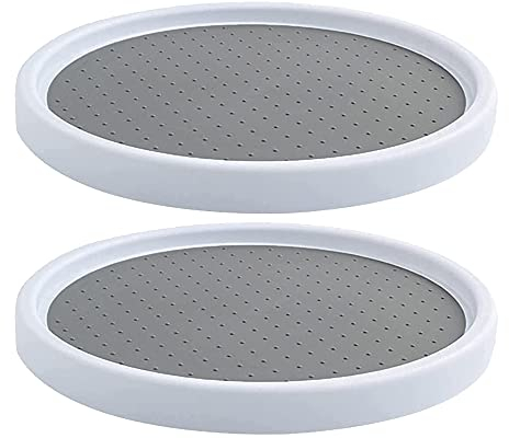 Lazy Susan turntable, rotatable plate, for edible oil bottle, soy sauce bottle, seasoning bottle, 2 Pcs