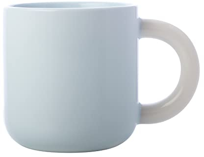 Maxwell & Williams Tasse Sherbet, Tasse, Tasse à café, Porcelaine Bleu clair 370 ml