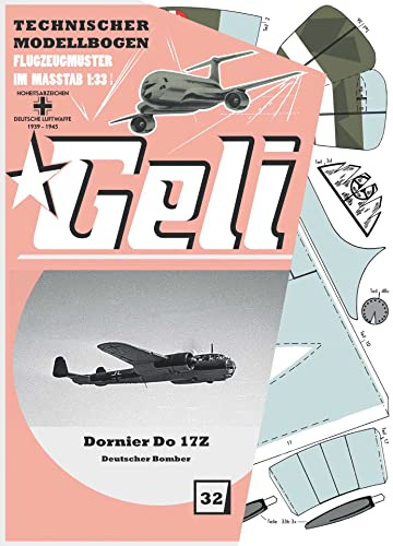 GELI Dornier Do 17Z Kartonmodell
