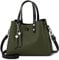 DORRISO Sac à Main Femmes Mode Pendentif Sac Bandoulière Cuir PU Sac Bandoulière Travailler Voyage Décontracté Quotidien Portable Femmes Sac à Main Vert