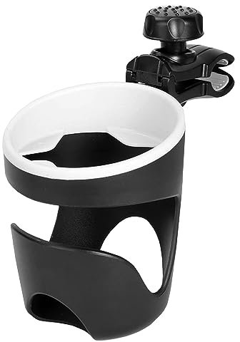 Universal Drinks Holders 360 Degree Rotation Adjustable Clamp Cup Holder, Mounts to Rail, Handle Bar, for Pontoon, Bass, Jon, Yacht Boats